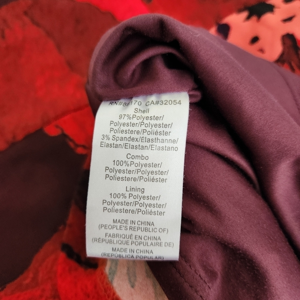Anthropologie Hutch Poppy Puffed Sleeve Red Mini Dress, Sz 12 - Picture 9 of 9